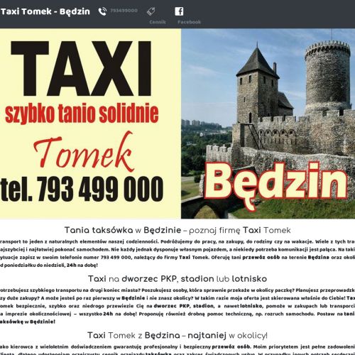 Tanie taxi - Będzin