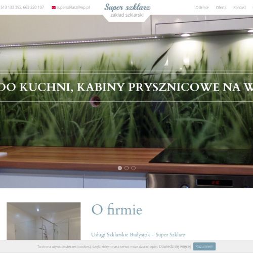 Szkło dekoracyjne - Białystok