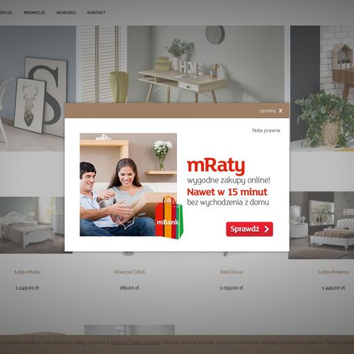 Szklane ławy do salonu i łóżka pokryte ecoskórą