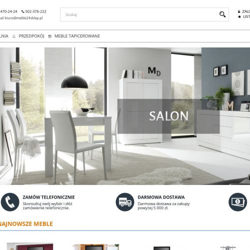 Stoły szklane i rozkładane