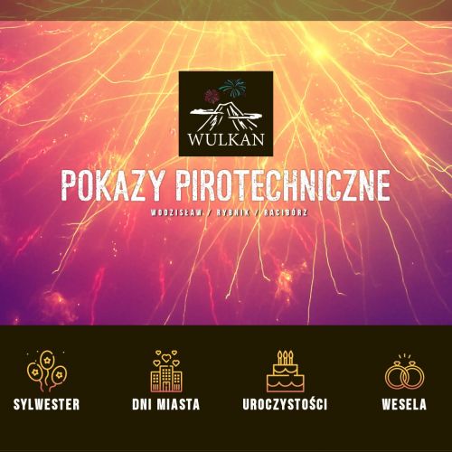 Pokazy sztucznych ogni na Śląsku