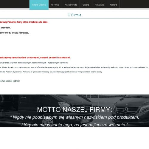 Wynajem aut dla firm z szoferem