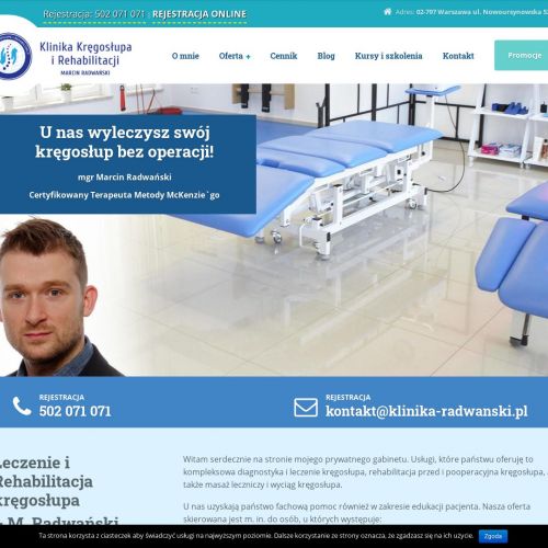 Rehabilitacja kręgosłupa