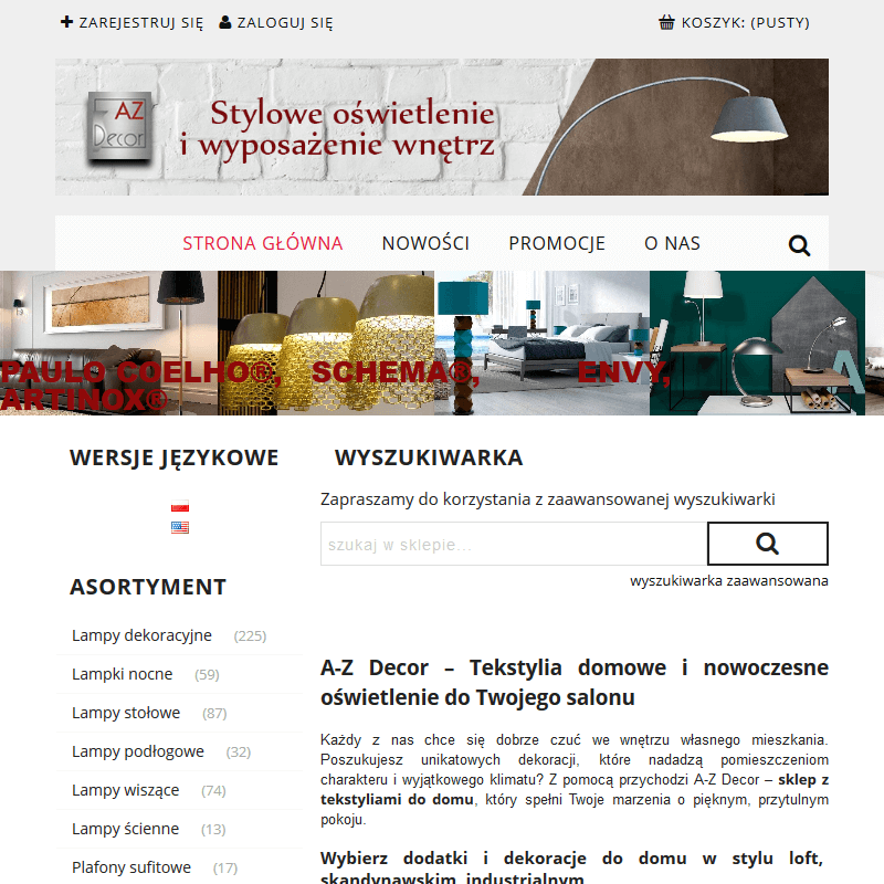 Stylowe lampy na komodę