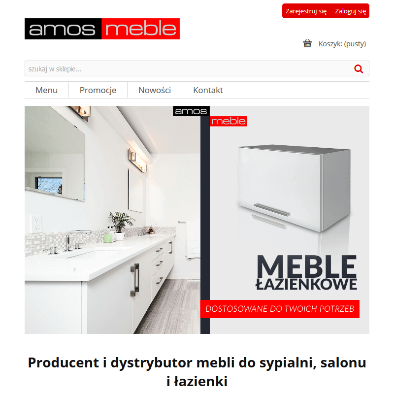 Szafki łazienkowe słupek