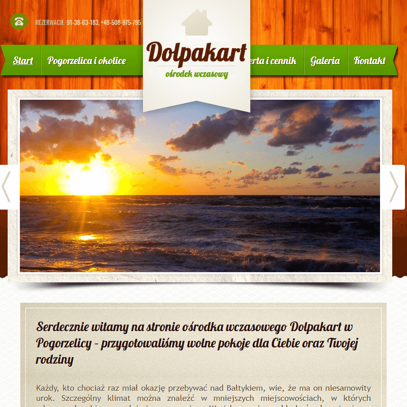 Domki nad morzem w Pogorzelicy