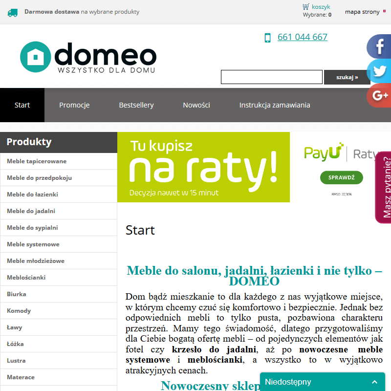 Narożniki z funkcją spania