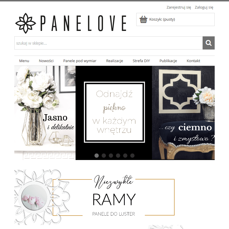 Panele ozdobne - Sklep internetowy