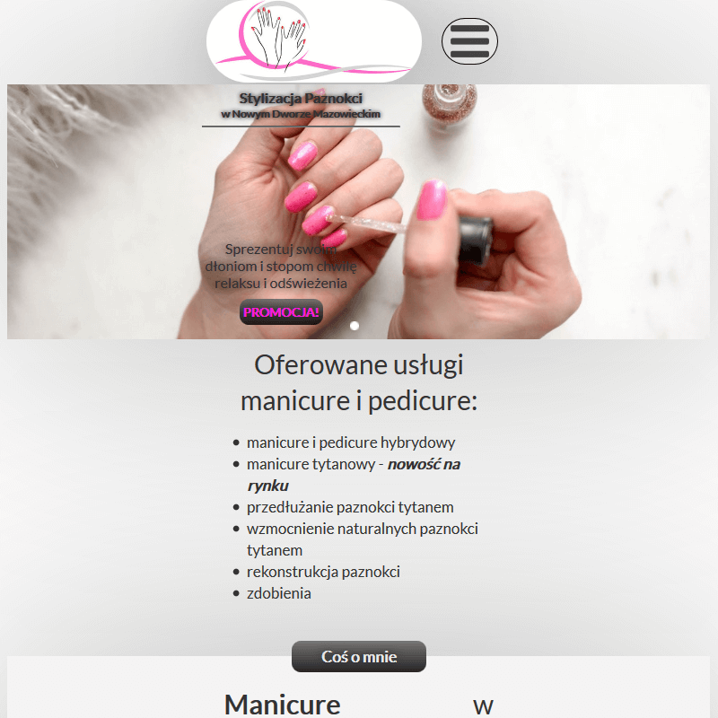 Manicure i pedicure metodą hybrydową