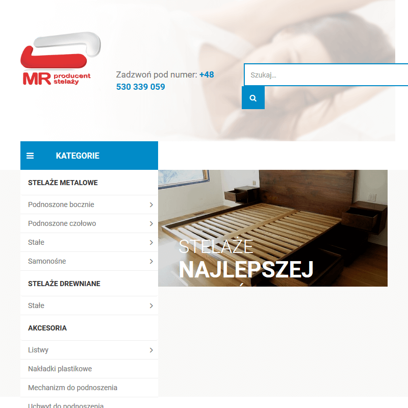 Drewniane stelaże do łóżek