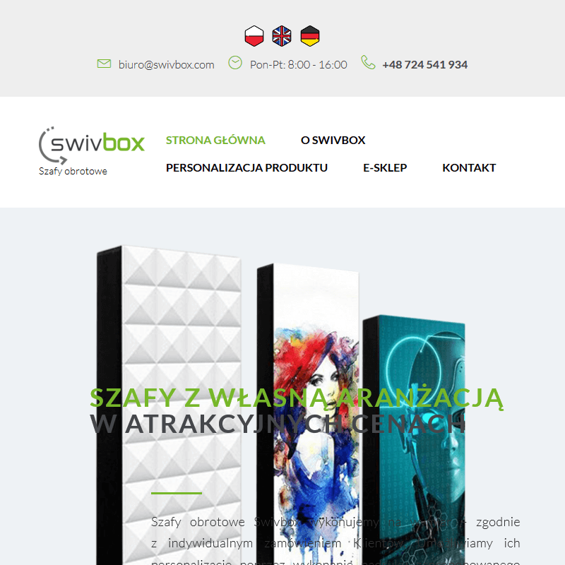 Szafy obrotowe do sypialni