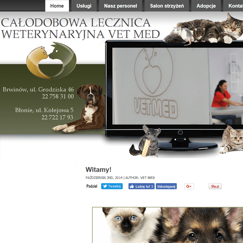 Całodobowy weterynarz - Błonie