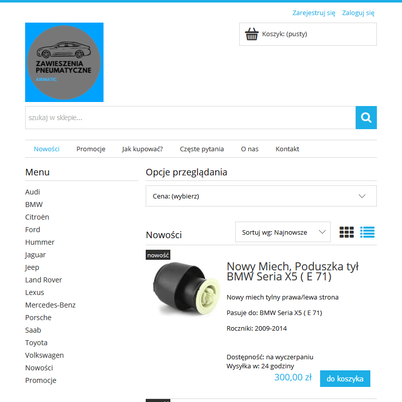 Przekaźniki kompresorów do Audi